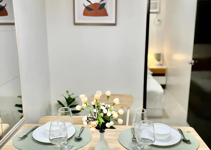 Cozy 2br For 6pax In High-floor, Wi-fi & Family Games Near It Park Cebu- Unit Scarlett By Gerra