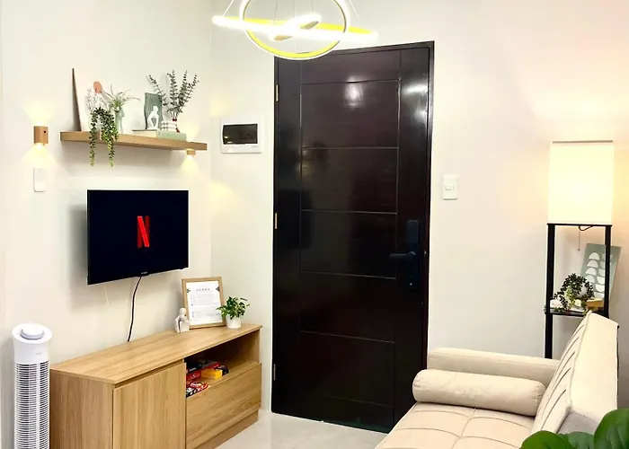 Cozy 2br For 6pax In High-floor, Wi-fi & Family Games Near It Park Cebu- Unit Scarlett By Gerra Aparthotel 4*