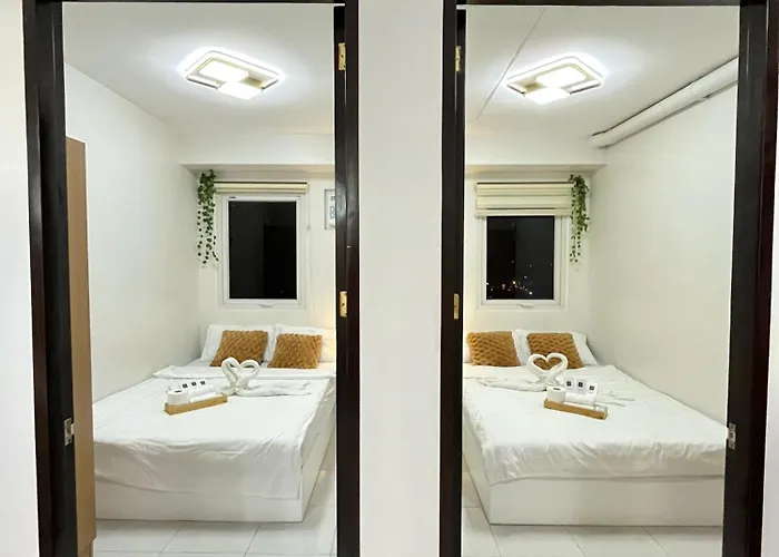 Cozy 2br For 6pax In High-floor, Wi-fi & Family Games Near It Park Cebu- Unit Scarlett By Gerra Mandaue City